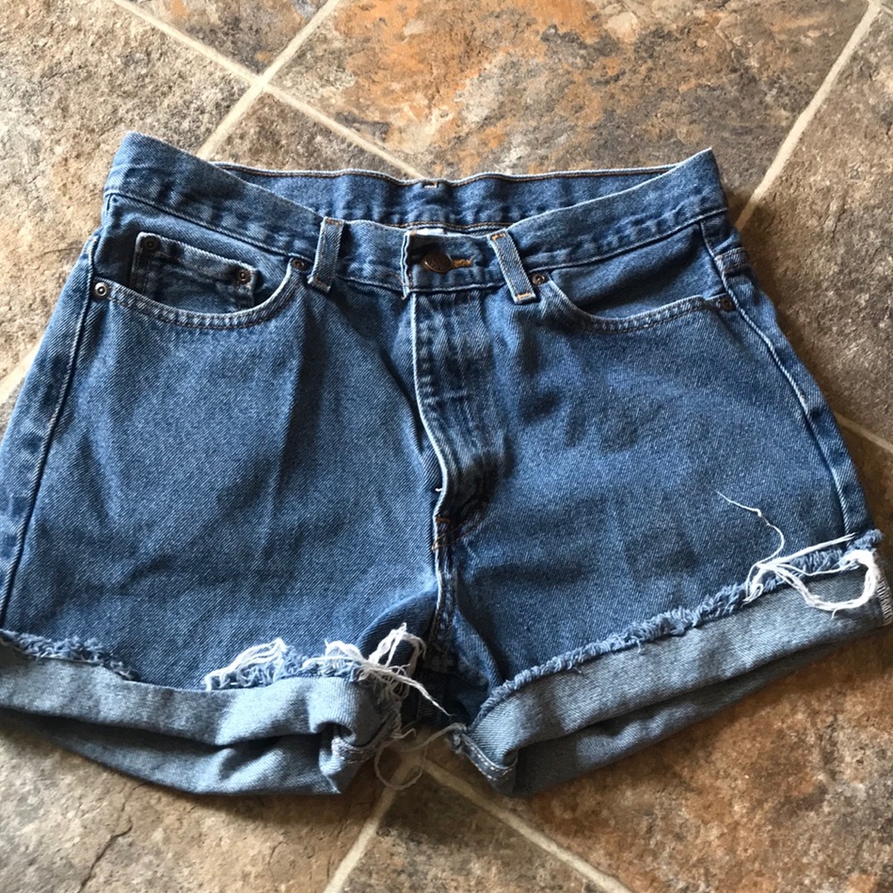 High waisted mom shorts